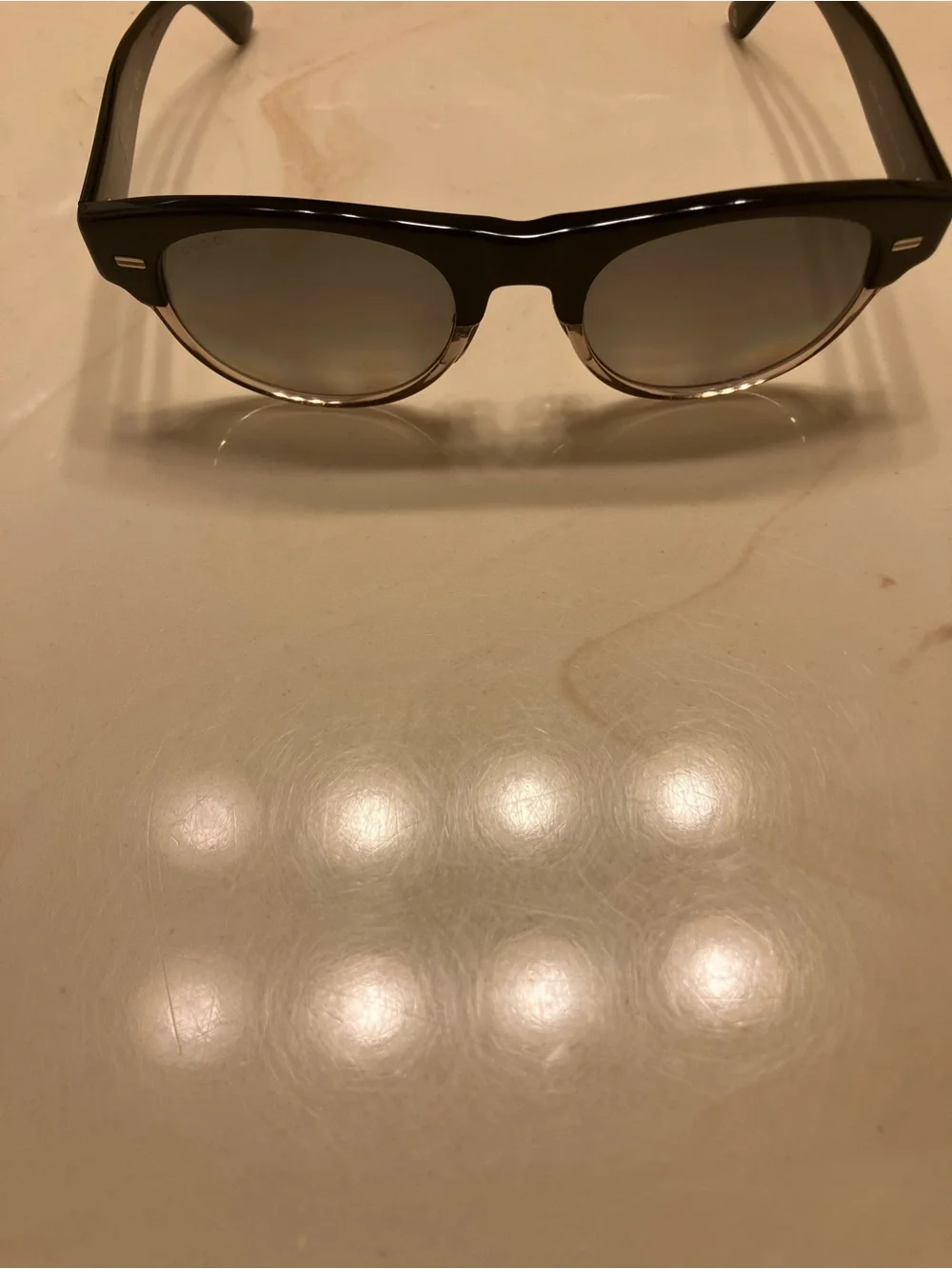 Gucci Black Sunglasses Arm with Model Engraving